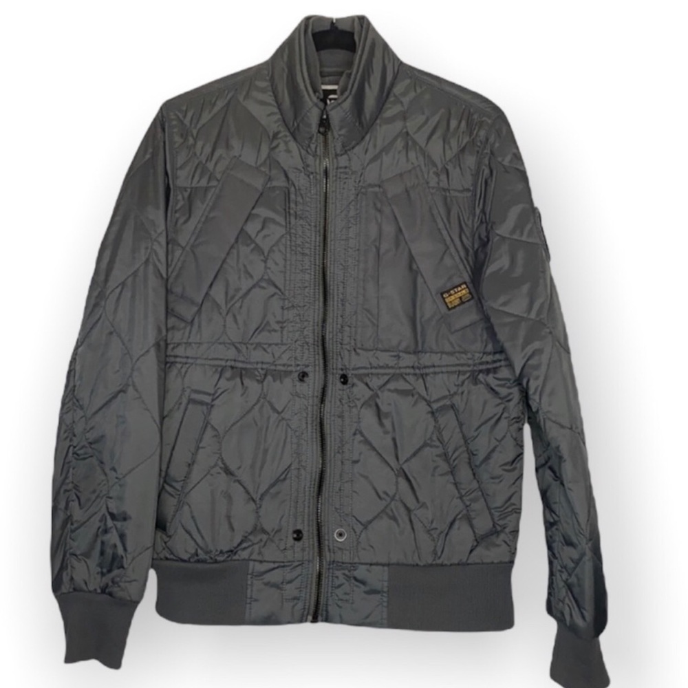 G-Star Vulcan Bomber Jacket Gray Size Large